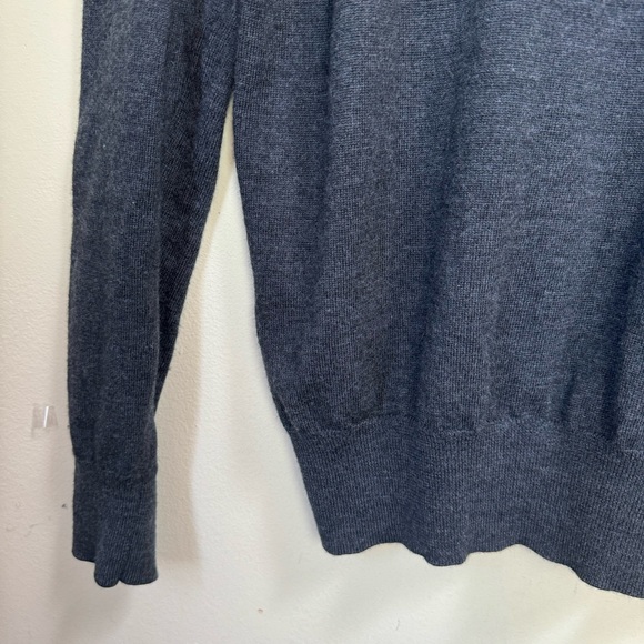 POLO RALPH LAUREN Washable Wool Crewneck Sweater Jumper Logo Top Minimalist M - Picture 4 of 15